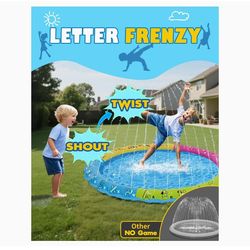 67" Non-Slip Splash Pad Mat with A-Z Letters
