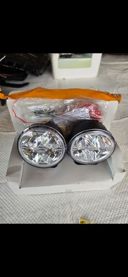 LED Fog Light Set with Wiring Harness