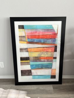 Contemporary Wall Art Canvas Painting Decor With Frame