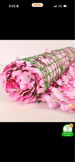 8 pcs  Artificial Hydrangea Hedge Fence Barrier Decor, Privacy Screen Fencing Roll for Balcony Terrace Backyard Garden Home Decor Outdoor Spring Summe