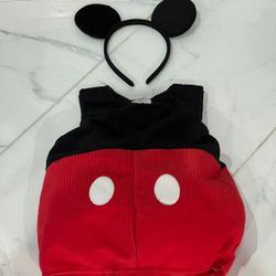 Mickey Mouse Costume Size 3/6 Months 