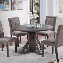 5 PCS Velinda Collection Dining table set-vailable in 2 colors Now On Sale 769.00 Free Delivery 🚚