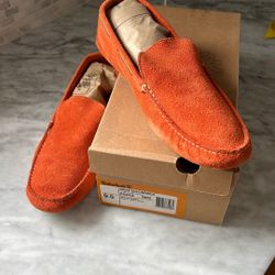 Men’s/Hommes Leather Driver Shoes 