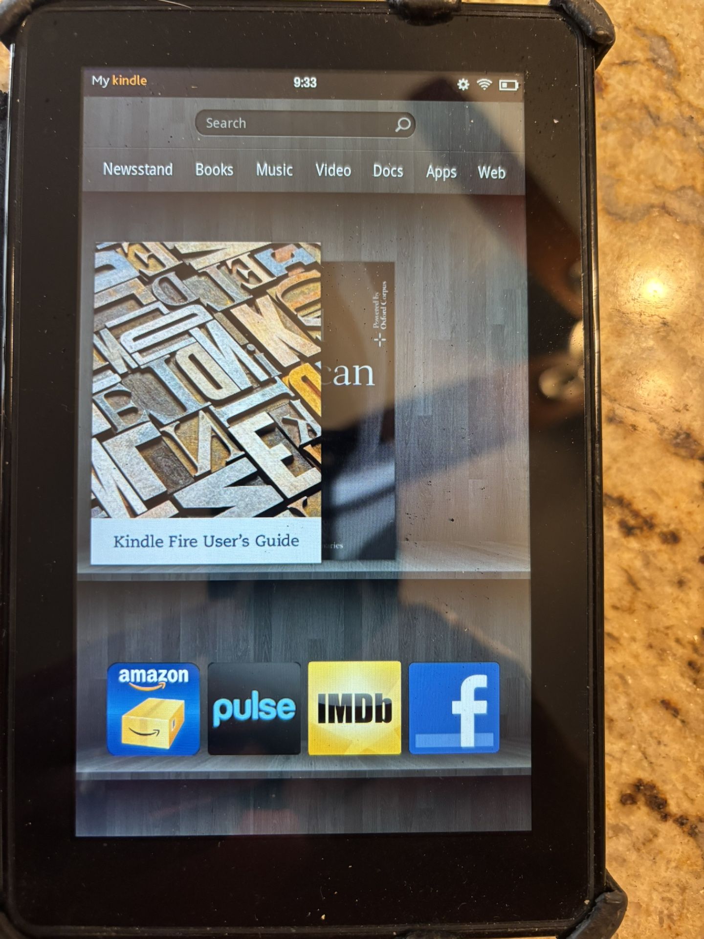 Amazon 7" Kindle Fire Tablet Wi-Fi Black Ist Generation