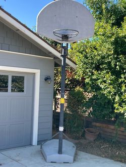 Portable Adjustable Basketball Hoop with Base