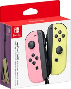 Nintendo Switch - Joy-Con (L/R) Wireless Controllers - Pastel Pink/Pastel Yellow 