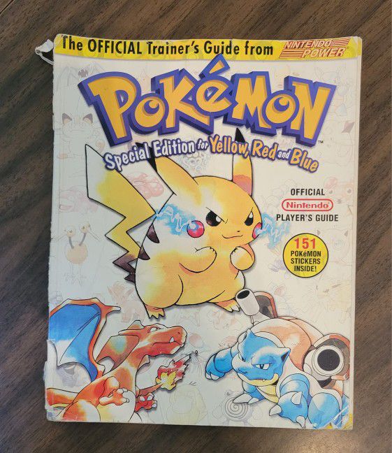 Rare pokemon special edition trainer's guide from 1999