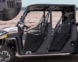 Polaris Front and Back Door Nets Ranger 1000 XP Crew EPS Premium Trail Boss Big Game Winter