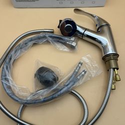 Pull Out Kitchen Sink Faucet,HAIDEIXI Modern Sink Bar