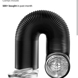 Hon&Guan 3" x 8FT Insulated Duct with Aluminum Foil