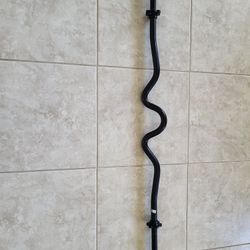 Curl Bar For 1" Weights