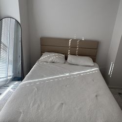 Queen Bed Frame + Mattress