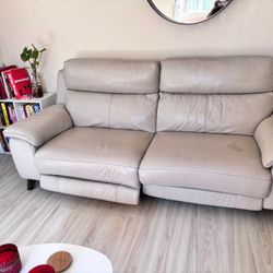 SUPER SALE! Leather sofa and Recliner (Macy’s)