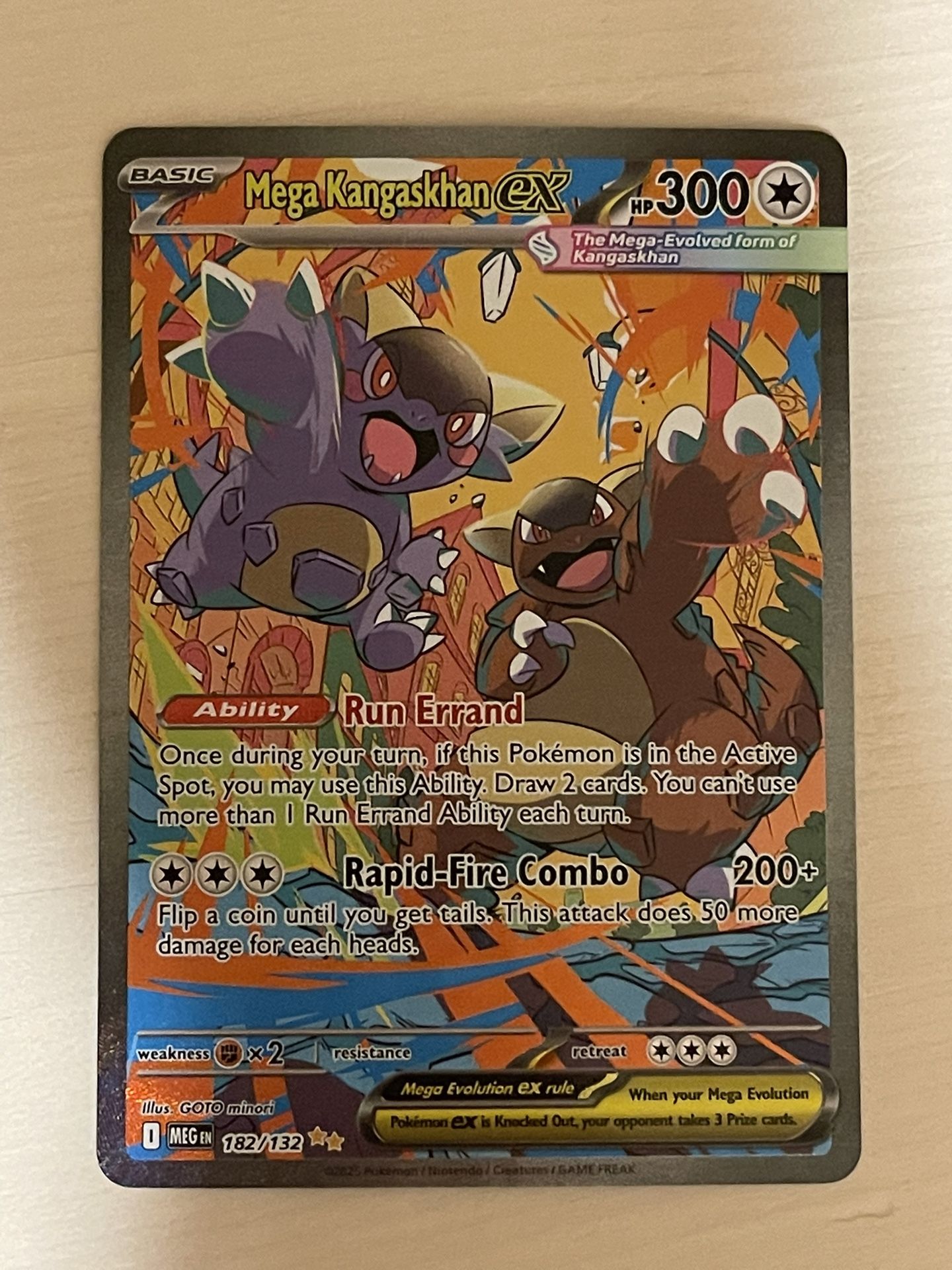 Pokemon Mega Evolution Mega Kangaskhan EX SIR