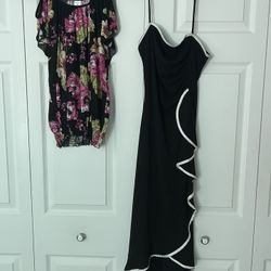 Dress, Blouse, Leotard, Sandals