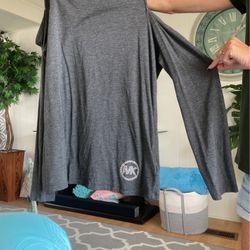 Michael Kors long sleeve open shoulder top