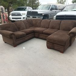 Brown 3 piece sectional