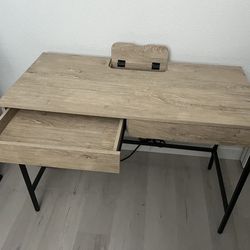 Small Desk With Built In Power