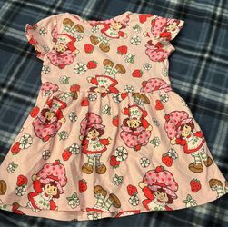Girls Strawberry Shortcake  Pink Dress 18 Months