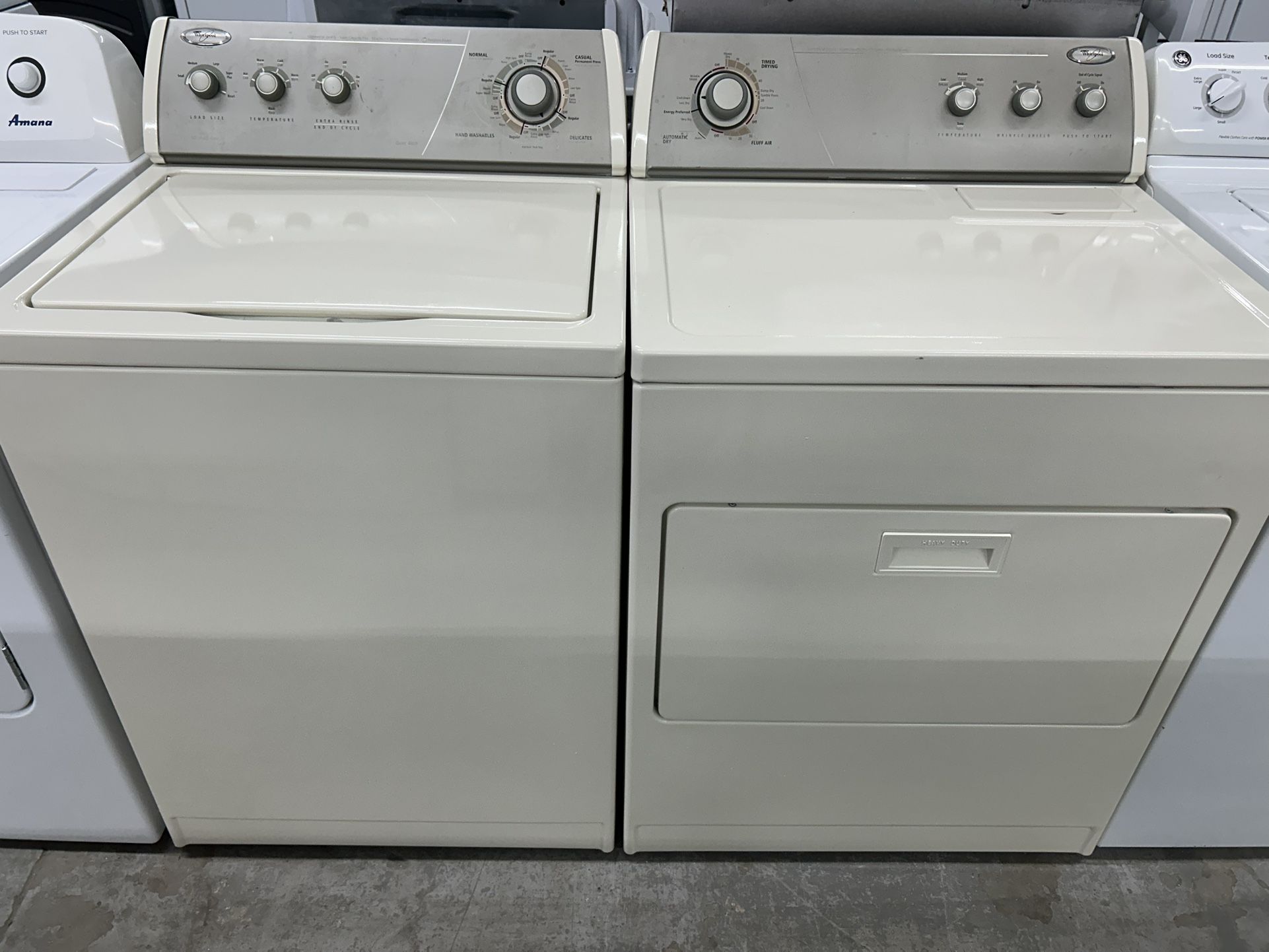 Matching Whirlpool Washer Dryer Set