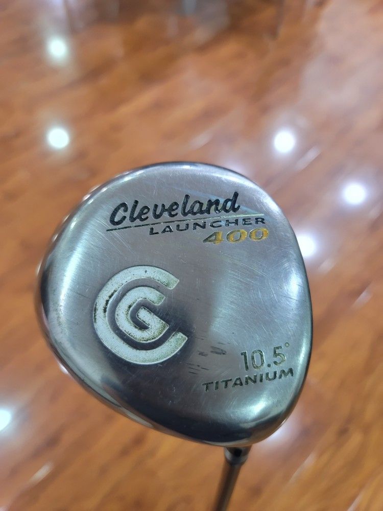 Cleveland Launcher 400 Titanium 10.5* Driver Launcher Gold Graphite Regular Flex Right Handed