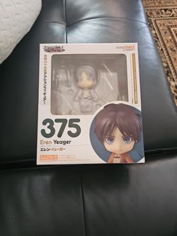 Nendoroid Eren Yeager.  In Carson 