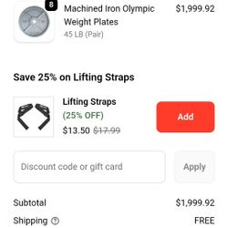 Machined Weight Plates 