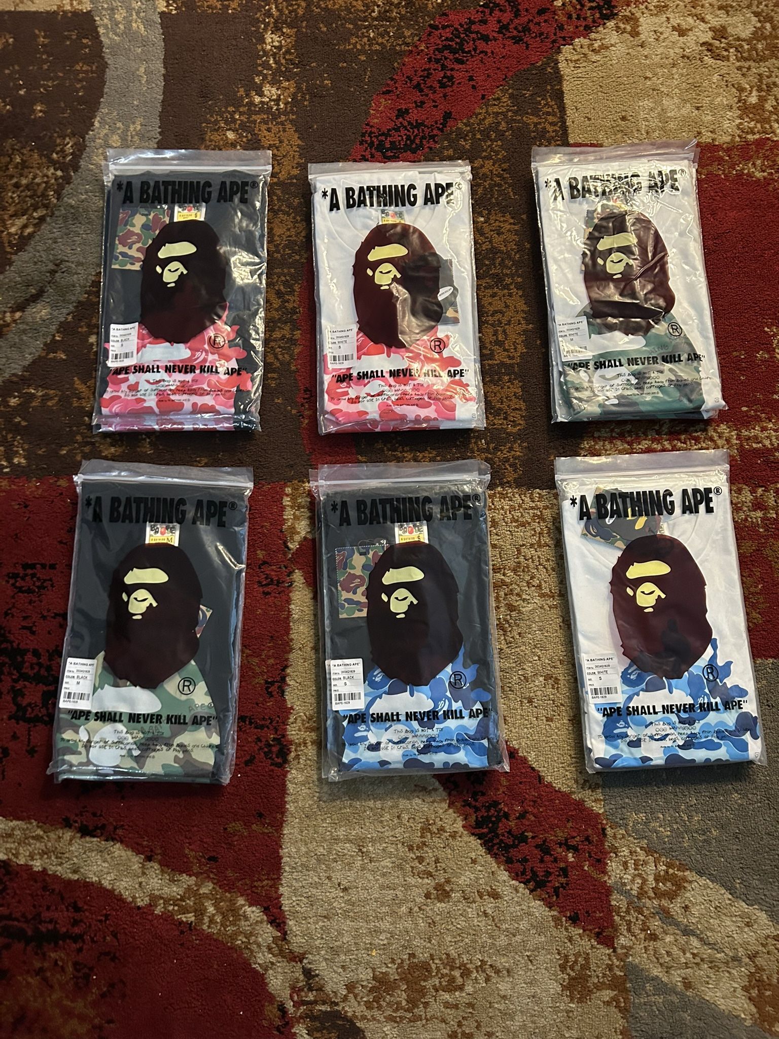 Bape Shirts (ALL SIZES)