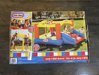 Little Tikes Jump 'n Slide 9'x12' Inflatable Bounce House, Multi-color