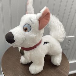 Disney Parks Bolt Standing Dog White German Shepherd Plush Stuffed Animal