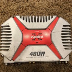 SONY XPLOD XM-280GTX STEREO POWER AMPLIFIER RECEIVER 480W 2/1 CHANNEL OEM
