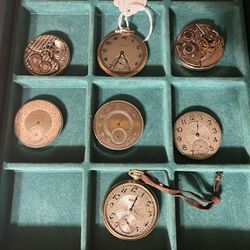 Early 1900s Pocket Watches Elgin, Hamilton 17 Jewel 