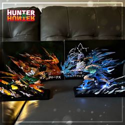 18cm Anime HUNTER×HUNTER Figures GK Killua Zoldyck GON·FREECSS Action Figures PV