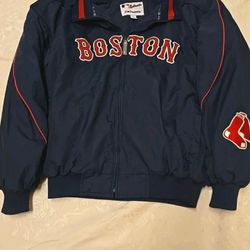 Y2K Boston Red Sox Majestic Therma Fit Jacket 