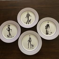 Nordstrom Limited Edition Collector Plates Paris Theme 8”