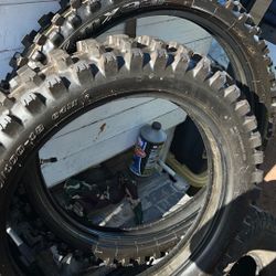 Geo Max AT81 & MX33F Front And Back Motorcycle Tire (tubed Both)