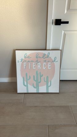 Baby girl nursery decor/ wall art