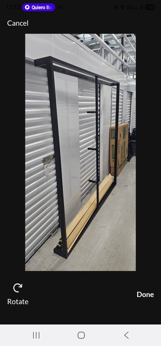 KING BED FRAME WITH WOOD FOR FLOOR