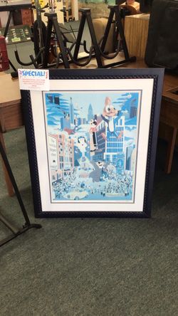 Melanie Taylor Kent "Thanksgiving" FRAMED Vintage Poster New York City Generic 💵  💳  💵  Cash and Card Accepted