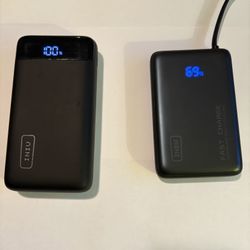 (2) INIU Portable Charging Banks