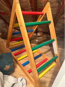 Toddler climbing tower