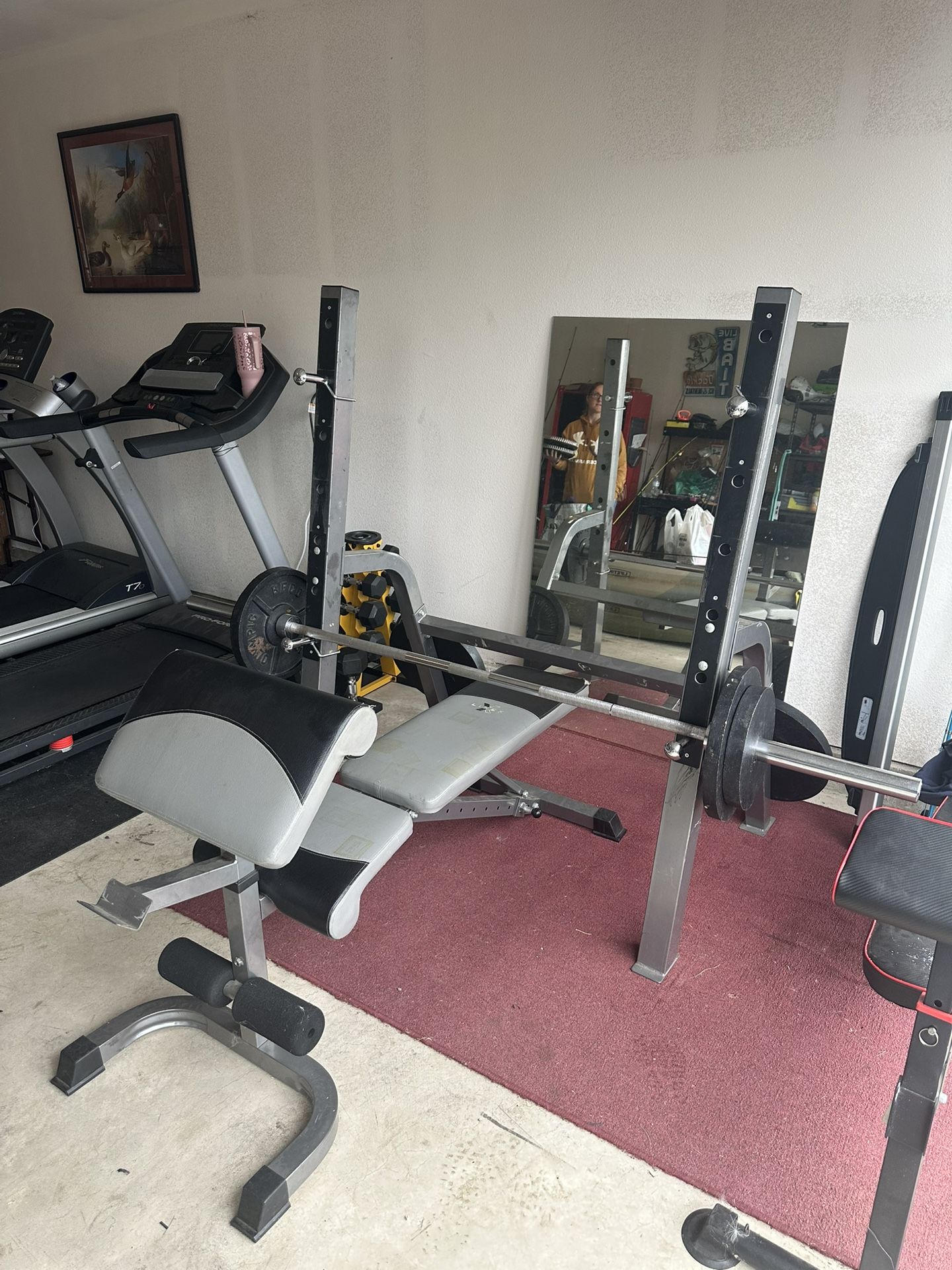 Full bench weight set