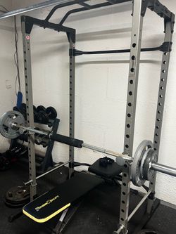 Fitness reality squat rack and power cage