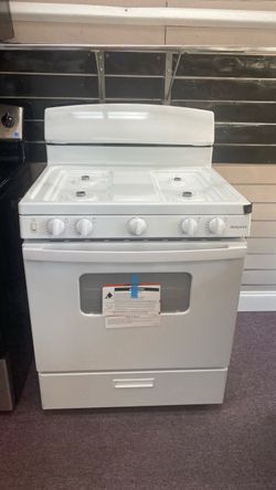 Hotpoint 30-in 4 burners 4.8-cu ft Freestanding Natural Gas Range  (White)- 1 year warranty