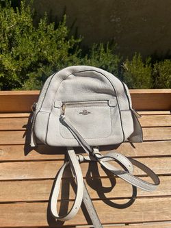 Coach Mini Leather Backpack