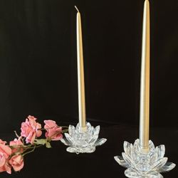 SWAROVSKI CANDLE HOLDERS