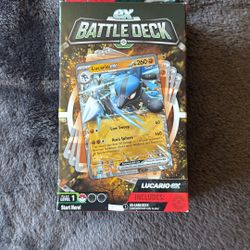 lucario ex battle deck (sealed)