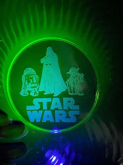 Star Wars uranium uv reactive plate