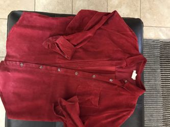 Suede shirt $70