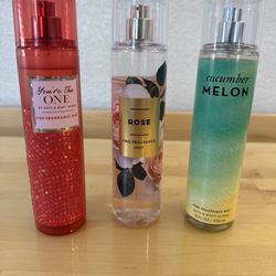 Bath And Body Works Fine Fragrance Mists